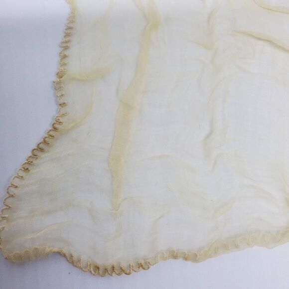 Vintage Tan Handkerchief  - Picture 7 of 10